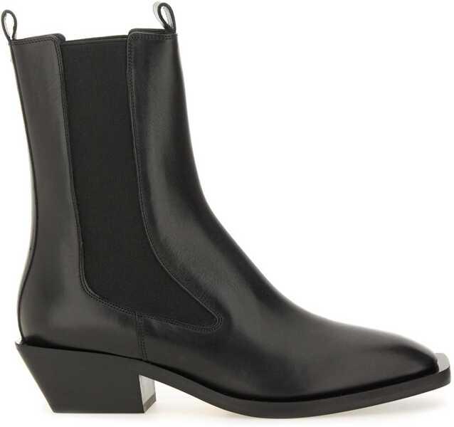 Cizme scurte AEYDE Leather Boot BLACK Femei (BM 18976876) 1