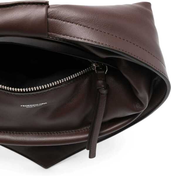 Genti de mana FEDERICO CINA Midi Bag Cupcake BROWN Femei (BM 18976888) 5