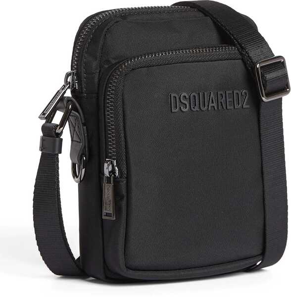 Genti tip postas DSQUARED2 Shoulder Bag With Logo BLACK Barbati (BM 18976897) 3