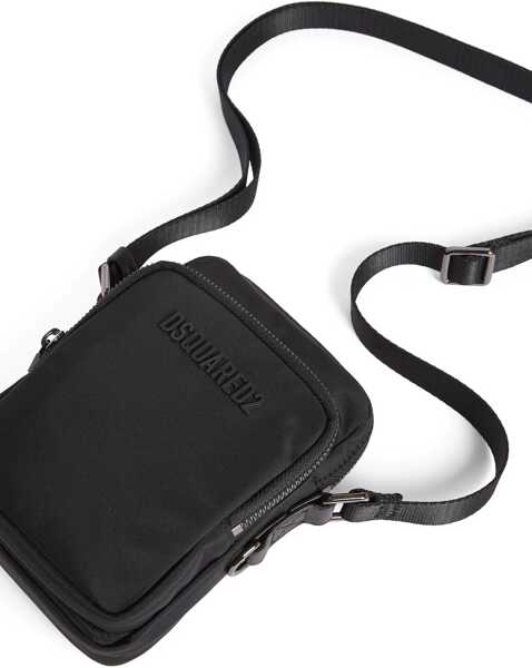 Genti tip postas DSQUARED2 Shoulder Bag With Logo BLACK Barbati (BM 18976897) 4