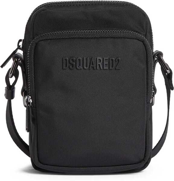 Genti tip postas DSQUARED2 Shoulder Bag With Logo BLACK Barbati (BM 18976897) 1