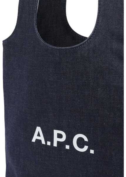 Genti de mana A.P.C. Tote Bag Ninon Small BLUE Femei (BM 18976903) 4