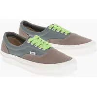 Sneakers Takahayashi Suede And Fabric Low-Top Sneakers With Removable Barbati