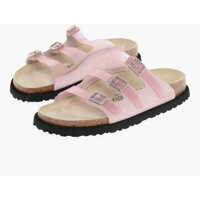 Sandale fara toc Pvc Sandals With 3 Buckle Femei