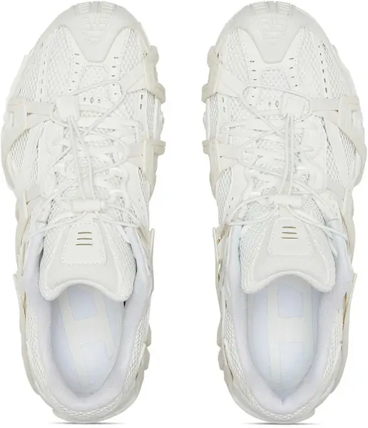 Sneakers Diesel Perforated Fabric S-Prototype Low-Top Sneakers With Rubber D White Barbati (BM 18977071) 4