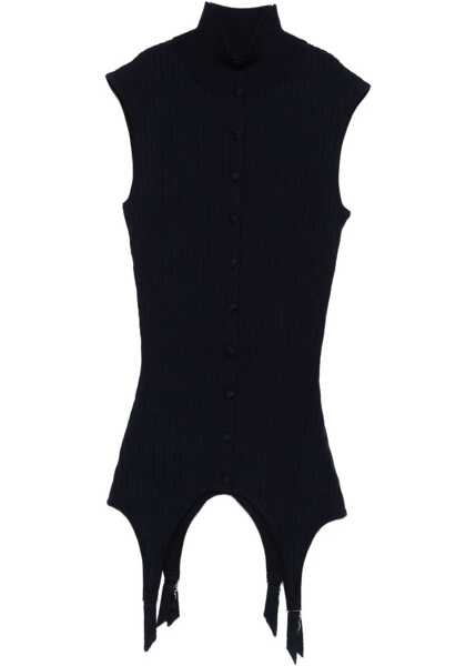 Bluze Jean Paul Gaultier Top With Lingerie Garter BLUE Femei (BM 18977161) 1