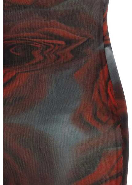 Rochii elegante Jean Paul Gaultier Blurry Roses Maxi Dress WHITE Femei (BM 18977167) 4