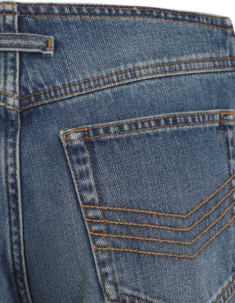 Blugi Jean Paul Gaultier Denim Front Zipped Trousers BLUE Femei (BM 18977170) 4