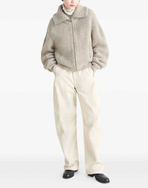 Cardigane LEMAIRE Zipped Cardigan BEIGE Femei (BM 18977200) 2