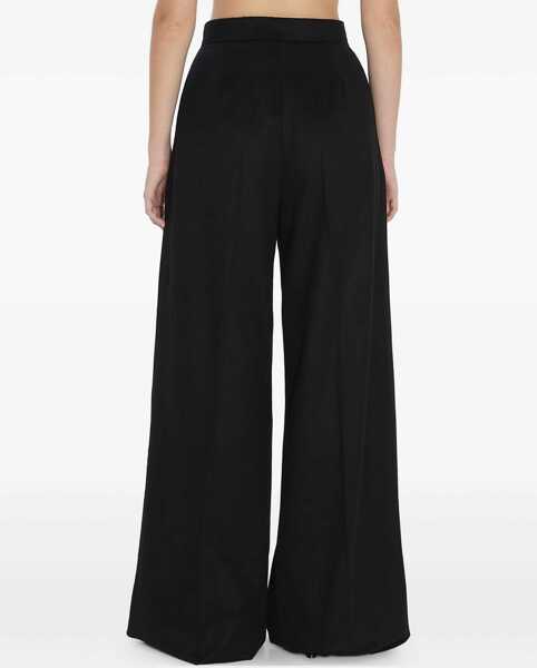 Pantaloni casual Max Mara Camel Flare Trousers BLACK Femei (BM 18977206) 4