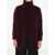 Max Mara Fur-Effect Cardigan BORDEAUX