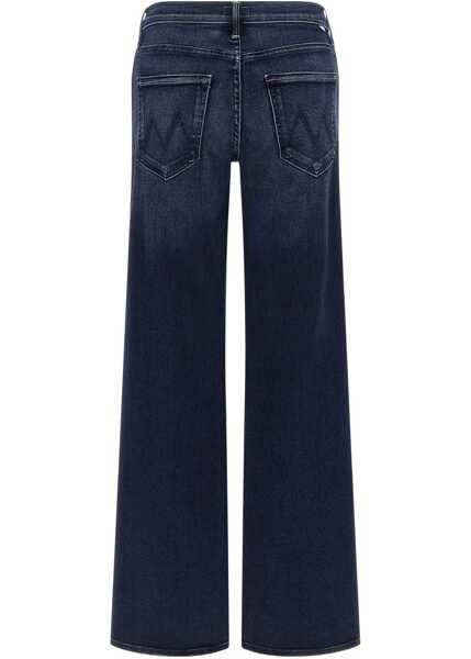 Blugi MOTHER The Mid Rise Maven Sneak Denim Pants BLUE Femei (BM 18977221) 2