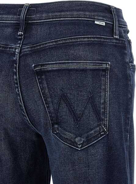 Blugi MOTHER The Mid Rise Maven Sneak Denim Pants BLUE Femei (BM 18977221) 3