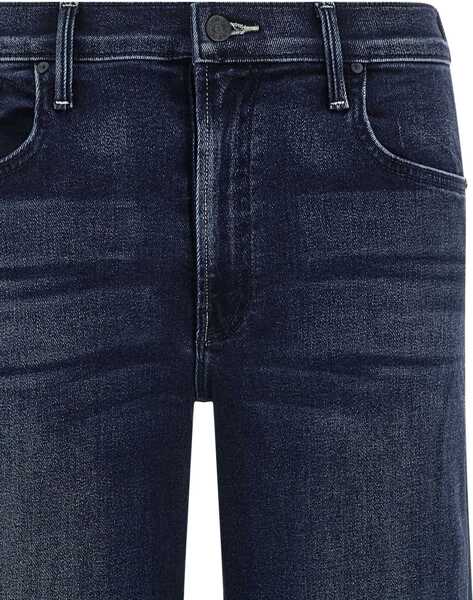 Blugi MOTHER The Mid Rise Maven Sneak Denim Pants BLUE Femei (BM 18977221) 4