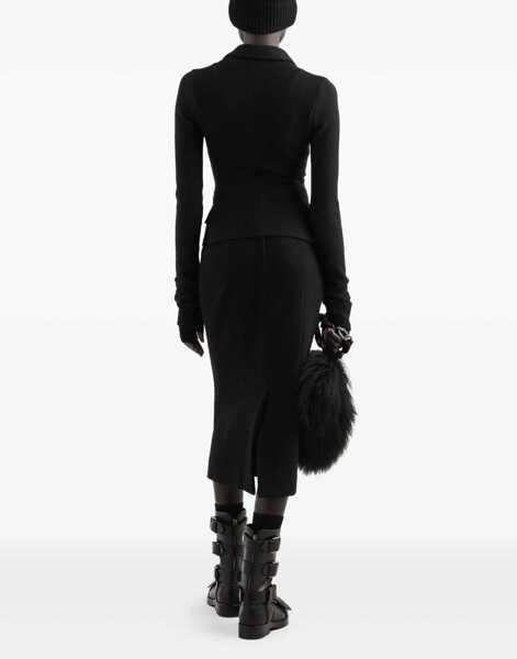 Fuste Dolce & Gabbana Wool Skirt BLACK Femei (BM 18977224) 1