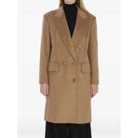 Paltoane Double-Breasted Camel Coat Femei