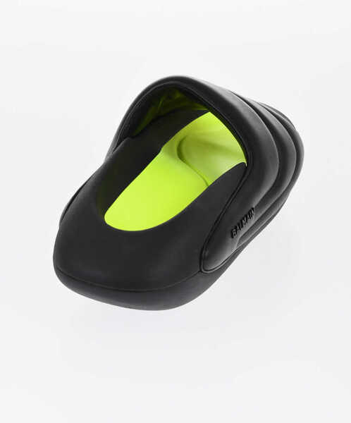 Sandale Balmain Quilted Leather B-It Sandals With Fluorescent Inner And Chun Yellow Barbati (BM 18977284) 2