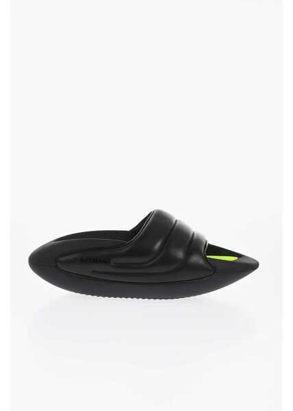 Sandale Balmain Quilted Leather B-It Sandals With Fluorescent Inner And Chun Yellow Barbati (BM 18977284) 3