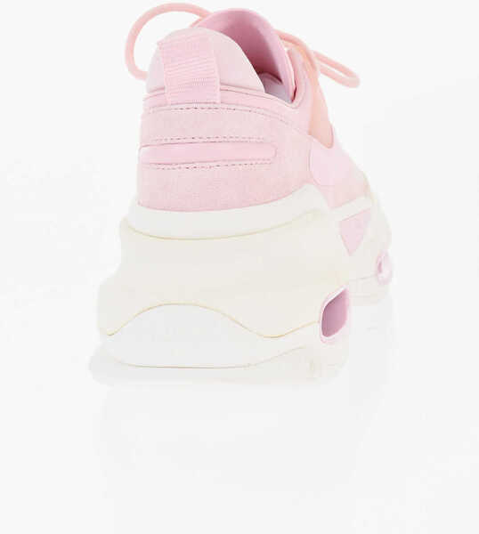 Sneakers Balmain Fabric And Suede B Bold Low-Top Sneakers With Chunky Sole Pink Femei (BM 18977332) 2