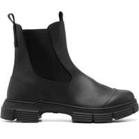 Botine Ganni Solid Color Rubber Chelsea Ankle Boots