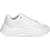 Pinko Faux Leather Glammy 04 Low Top Sneakers With Love Birds Logo White