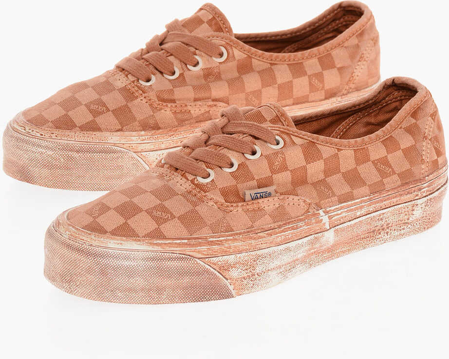 Sneakers Vans Vintage Effect Checked Reissue Low-Top Sneakers Brown Barbati (BM 18977449) 1