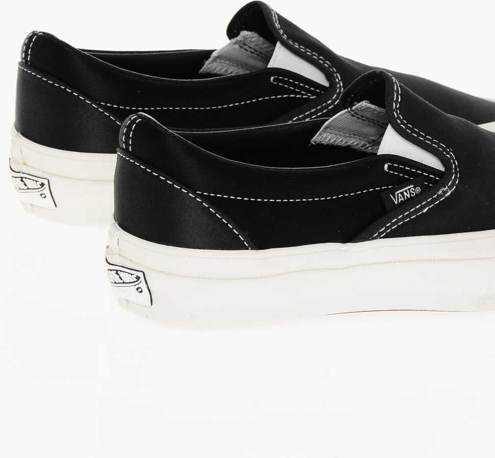 Sneakers Vans Satin Reissue 98 Slip On Sneakers With Contrasting Sole Black Femei (BM 18977461) 2