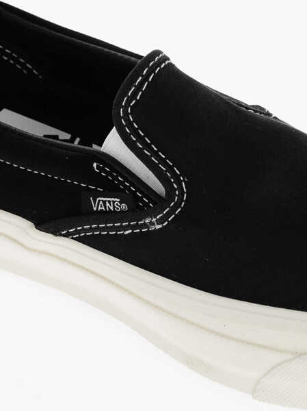 Sneakers Vans Satin Reissue 98 Slip On Sneakers With Contrasting Sole Black Femei (BM 18977461) 4