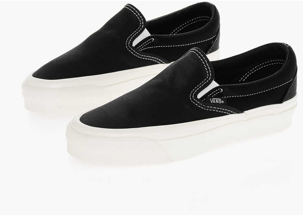 Sneakers Vans Satin Reissue 98 Slip On Sneakers With Contrasting Sole Black Femei (BM 18977461) 1