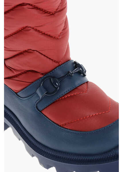 Cizme de iarna Gucci Padded Booties With Track Sole Red Baieti (BM 18977470) 4