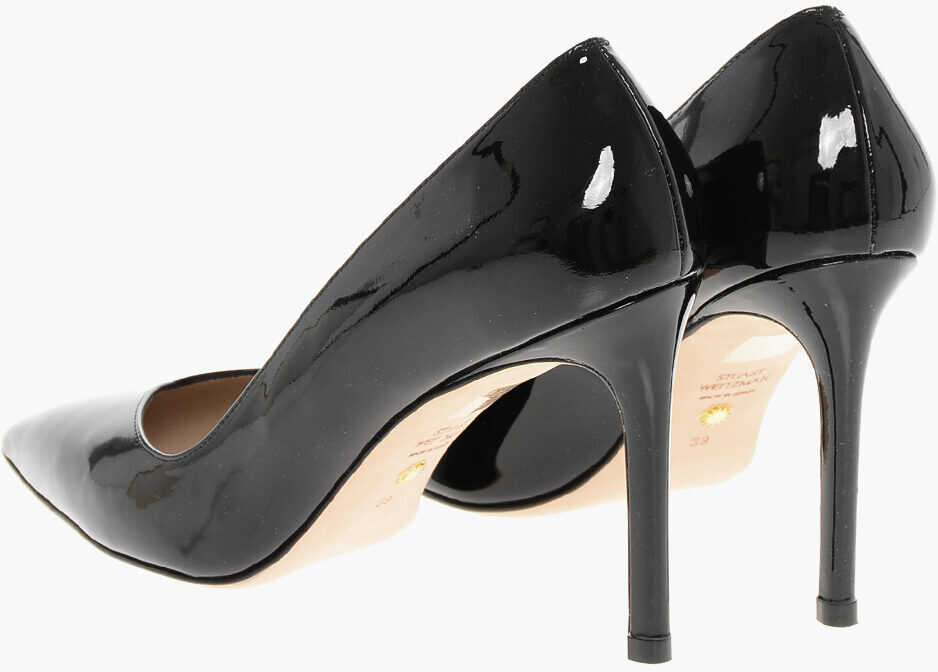 Pantofi stiletto Stuart Weitzman Patent Leather Anny Pumps With Stiletto Heel 9.5Cm Black Femei (BM 18977539) 2