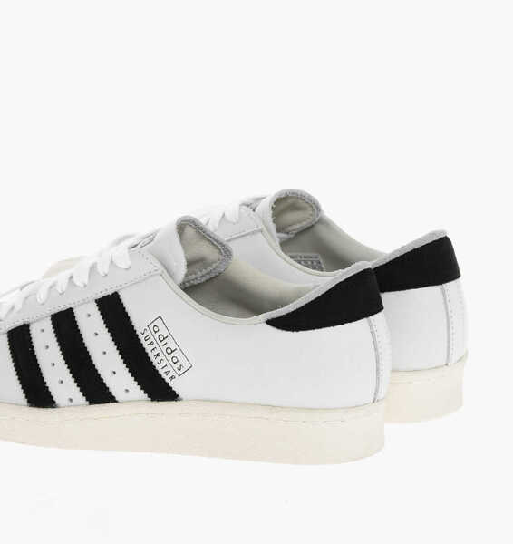 Sneakers adidas Leather Superstar 80S Low-Top Sneakers Black & White Barbati (BM 18977545) 2