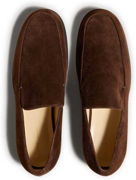 Mocasini Khaite Solid Color Suede Alessio Loafers Brown Femei (BM 18977548) 3