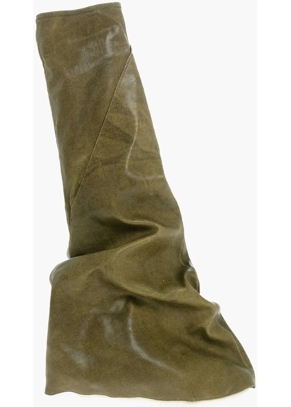Cizme casual Rick Owens Drkshdw Coated Cotton Fetish Over-The-Knee Boots Green Barbati (BM 18977551) 3