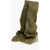 Rick Owens Drkshdw Coated Cotton Fetish Over-The-Knee Boots Green