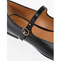 Balerini casual Dama - Balerini casual TODS Leather Mary Jane Ballet Flats Black Femei (BM 18977554) - B-mall.ro