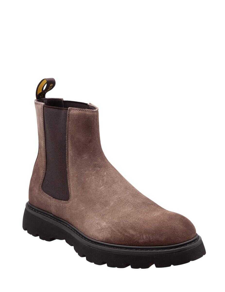 Bocanci Doucals Doucals Suede Ankle Boot Brown Barbati (BM 18978186) 2