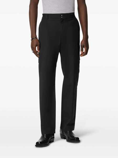 Pantaloni Versace Versace Informal Pant Light Cotton Gabardine Fabric And Stamp Embroidery Clothing Black Barbati (BM 18978474) 3