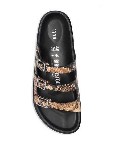 Pantofi cu toc Birkenstock Birkenstock Beige Leather Florida Snake Sandals NATURAL SNAKE 1029996 Femei (BM 18978486) 4