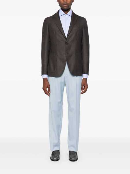 Geci Tagliatore Tagliatore Man Single Breast Jacket Clothing BROWN Barbati (BM 18979038) 2