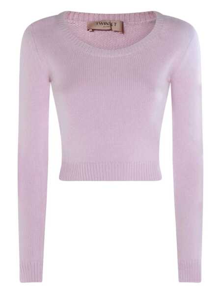 Pulovere TWINSET Twinset Pink Viscose Knitwear PINK LAVENDER Femei (BM 18979539) 1