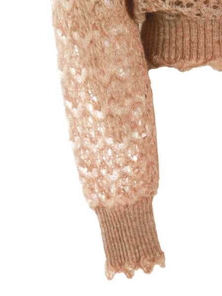 Pulovere TWINSET Twinset Beige Viscose Knitwear MOONLIGHT Femei (BM 18979545) 2