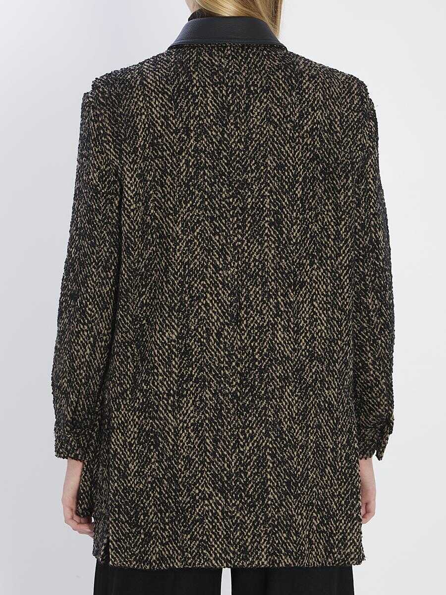 Geci Max Mara Angio Jacket BROWN Femei (BM 18979818) 4