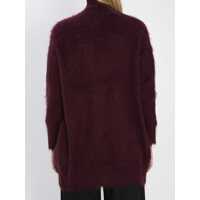 Cardigane Max Mara Dama - Cardigane Max Mara Fur-Effect Cardigan Red Femei (BM 18979902) - B-mall.ro