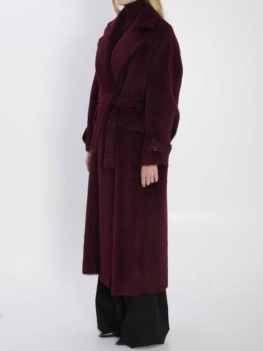 Paltoane Max Mara Albata Furry Coat Red Femei (BM 18979914) 2