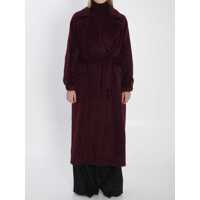 Paltoane Albata Furry Coat Femei