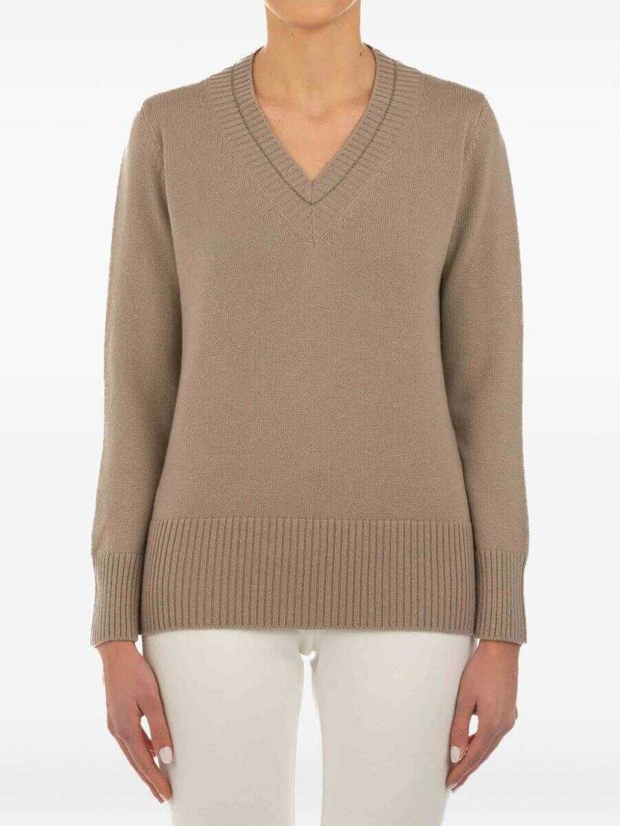 Pulovere Le Tricot Perugia Le Tricot Perugia Sweaters Beige Femei (BM 18980046) 1