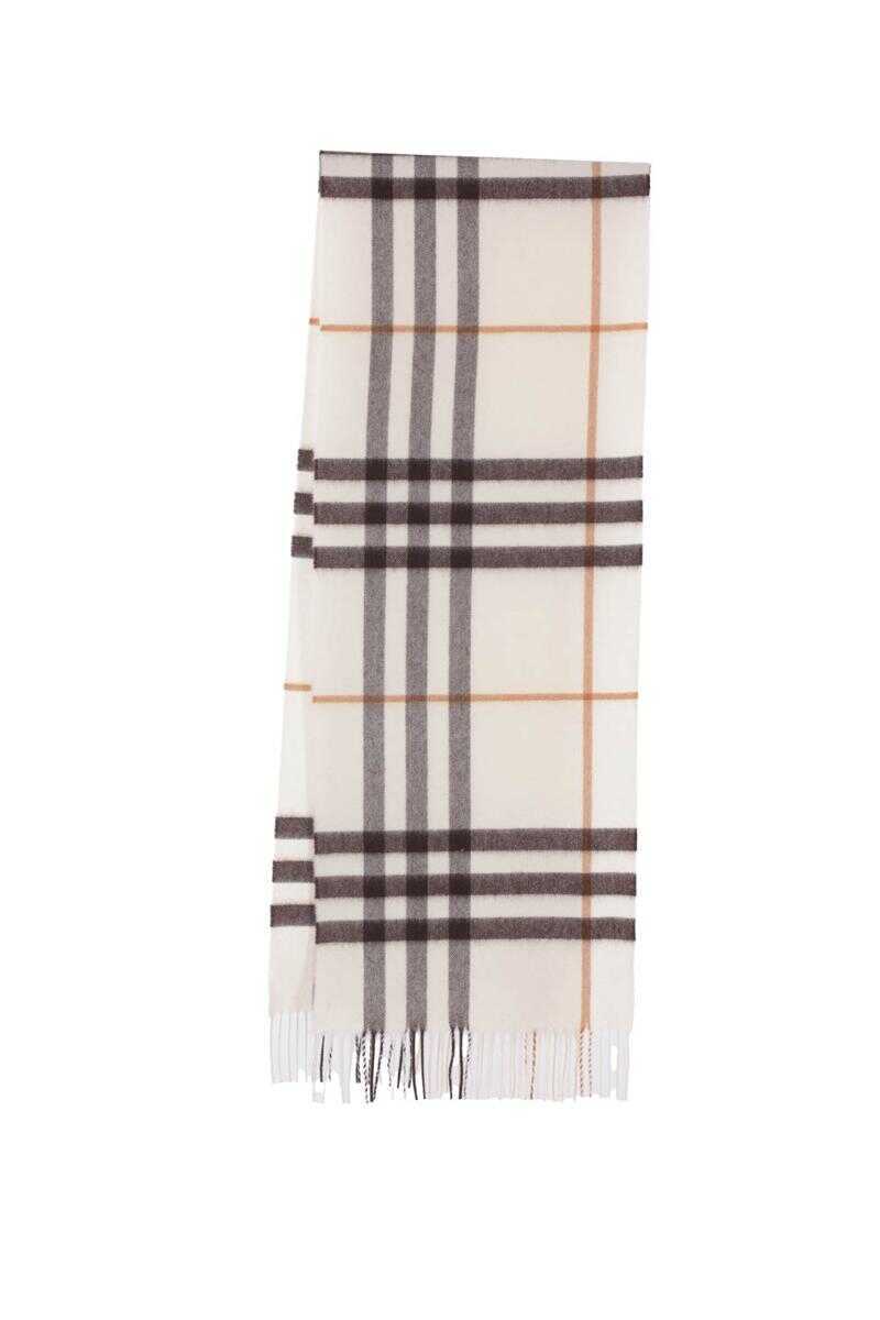 Esarfe Burberry Burberry Scarfs PEBBLE WHITE Femei (BM 18981390) 1