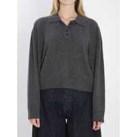 Tricouri Polo Long-Sleeved Cashmere Polo Femei