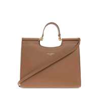 Genti de mana Dolce & Gabbana Sicily Leather Shopping Bag In The Small Size Femei